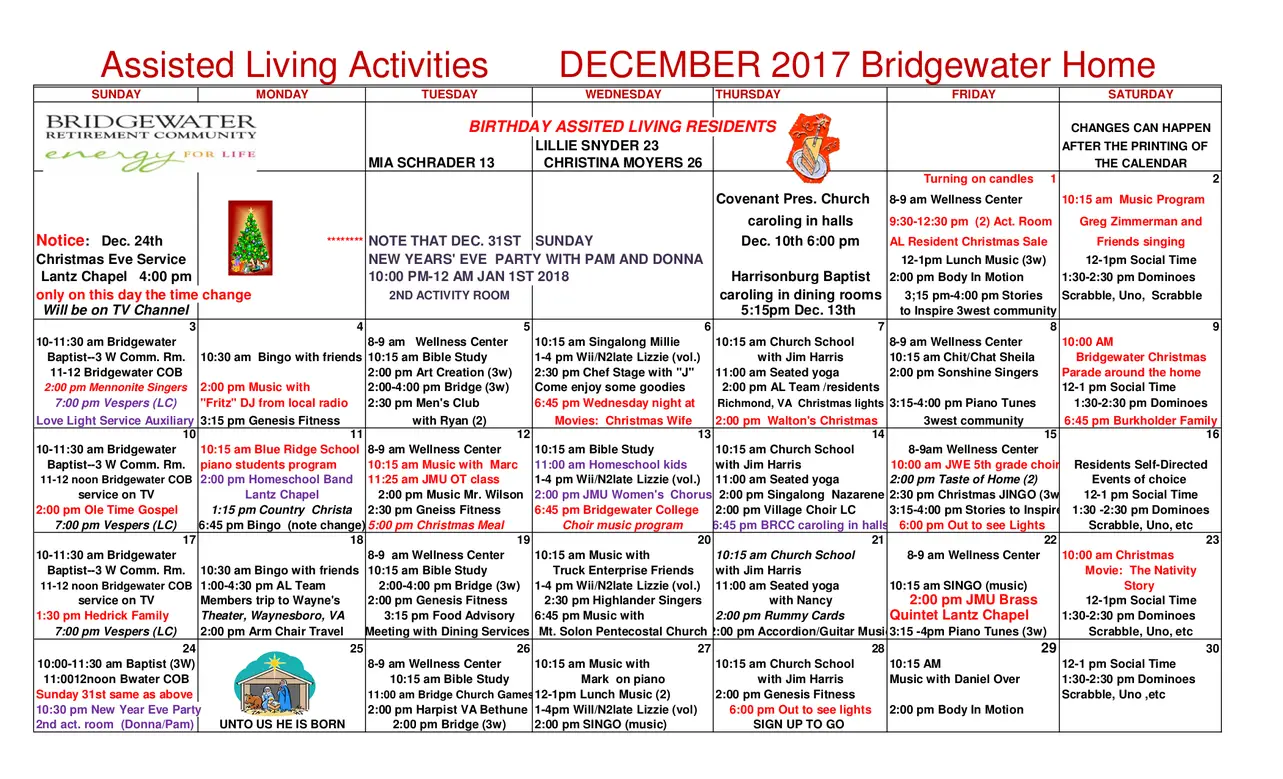 Bridgewater Retirement Community Senior Living Community Assisted